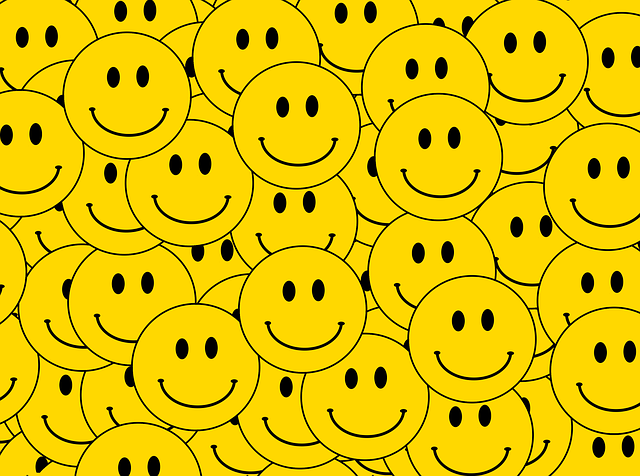 Viele Lachende Smiley