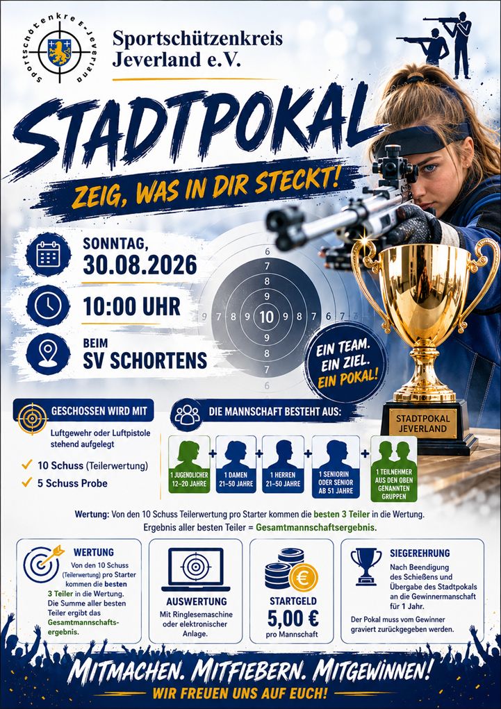Poster vom Sportschützenkreis Jeverland